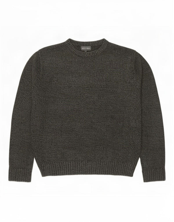 Marks & Spencer Mens Crew Neck Jumper Sweater Large Green Acrylic