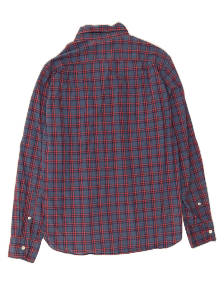 J. CREW Mens Shirt Medium Blue Check Cotton Vintage J. Crew and Second-Hand J. Crew from Messina Hembry 