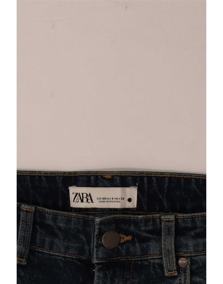 Zara Womens Straight Jeans EU 40 Medium W30 L28 Navy Blue