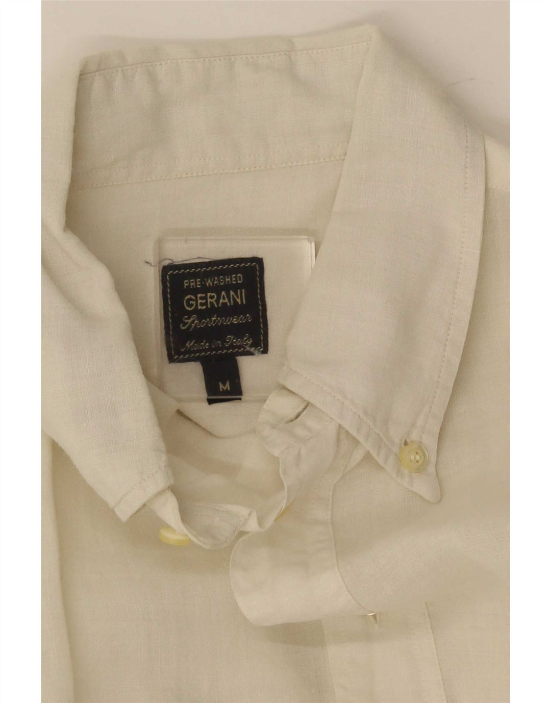 Gerani Mens Shirt Medium White