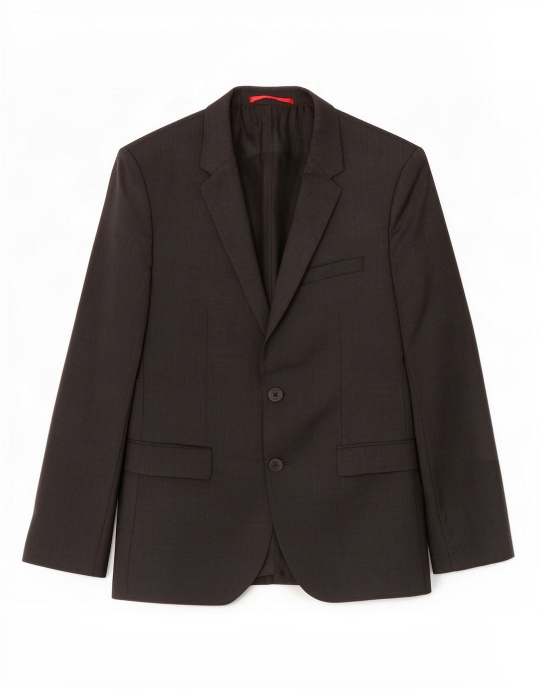 Hugo Boss Mens 2 Button Blazer Jacket EU 48 Medium Black Wool