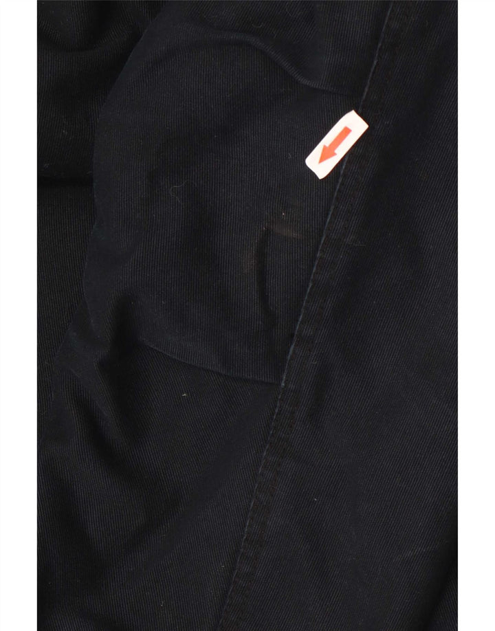 Carhartt Mens Hooded Parka Jacket UK 38 Medium Black Cotton