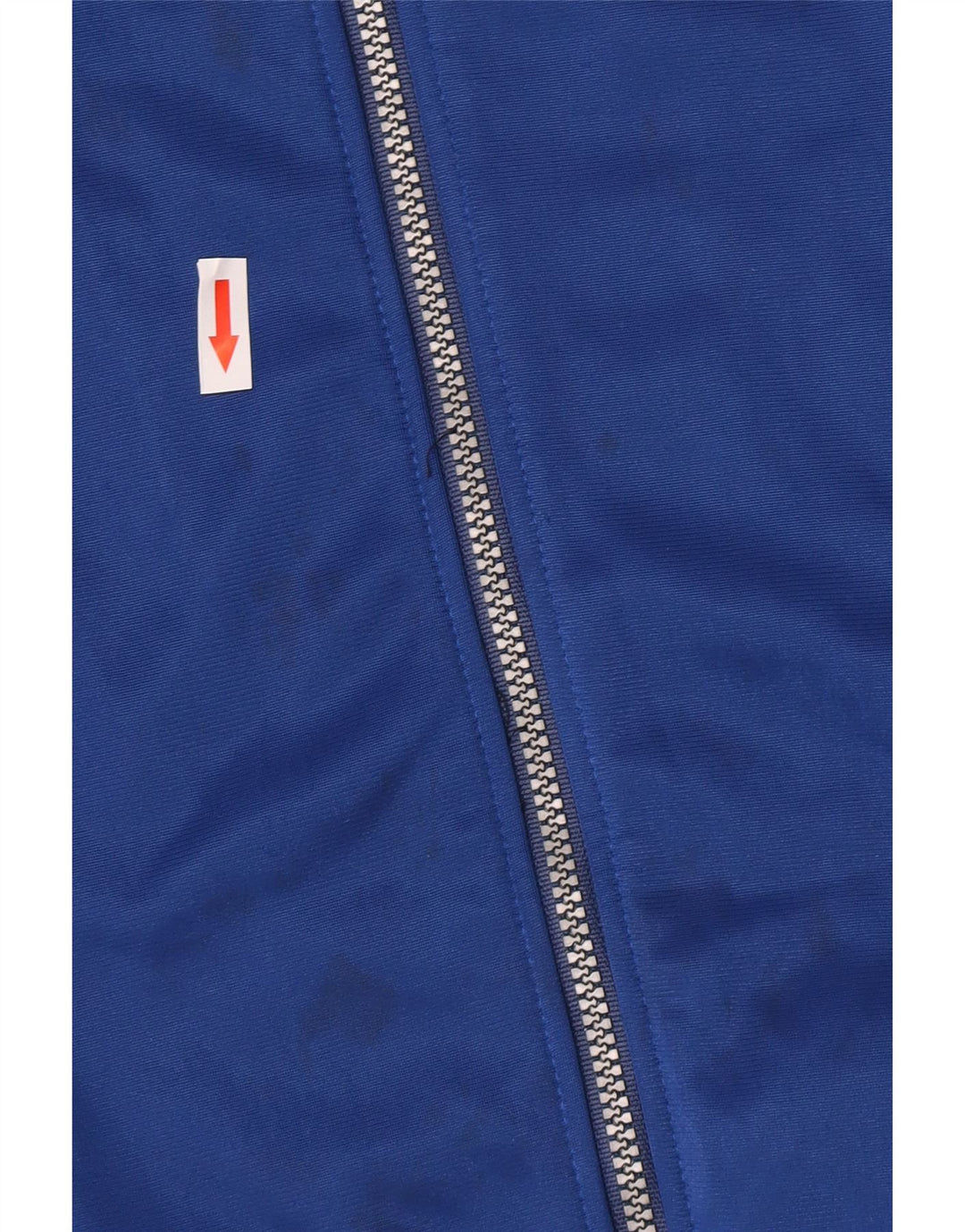 Asics Mens Graphic Tracksuit Top Jacket Large Blue Colourblock Polyester
