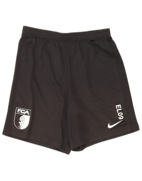 Nike Boys FC Augsburg Sport Shorts 13-14 Years XL Black Polyester