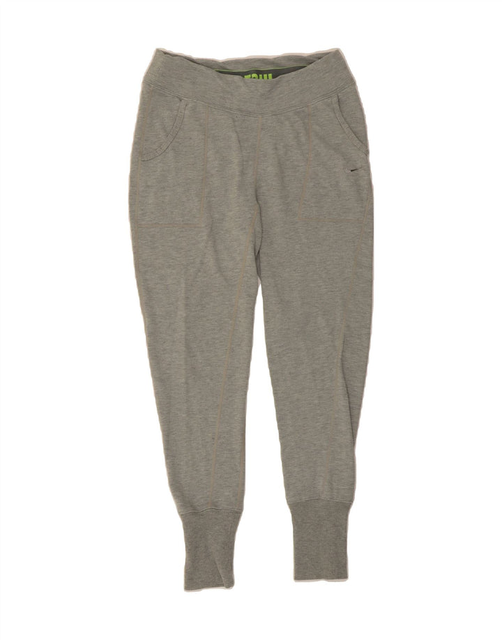 NIKE Womens Dri Fit Tracksuit Trousers Joggers UK 14 Medium  Grey Vintage Nike and Second-Hand Nike from Messina Hembry 