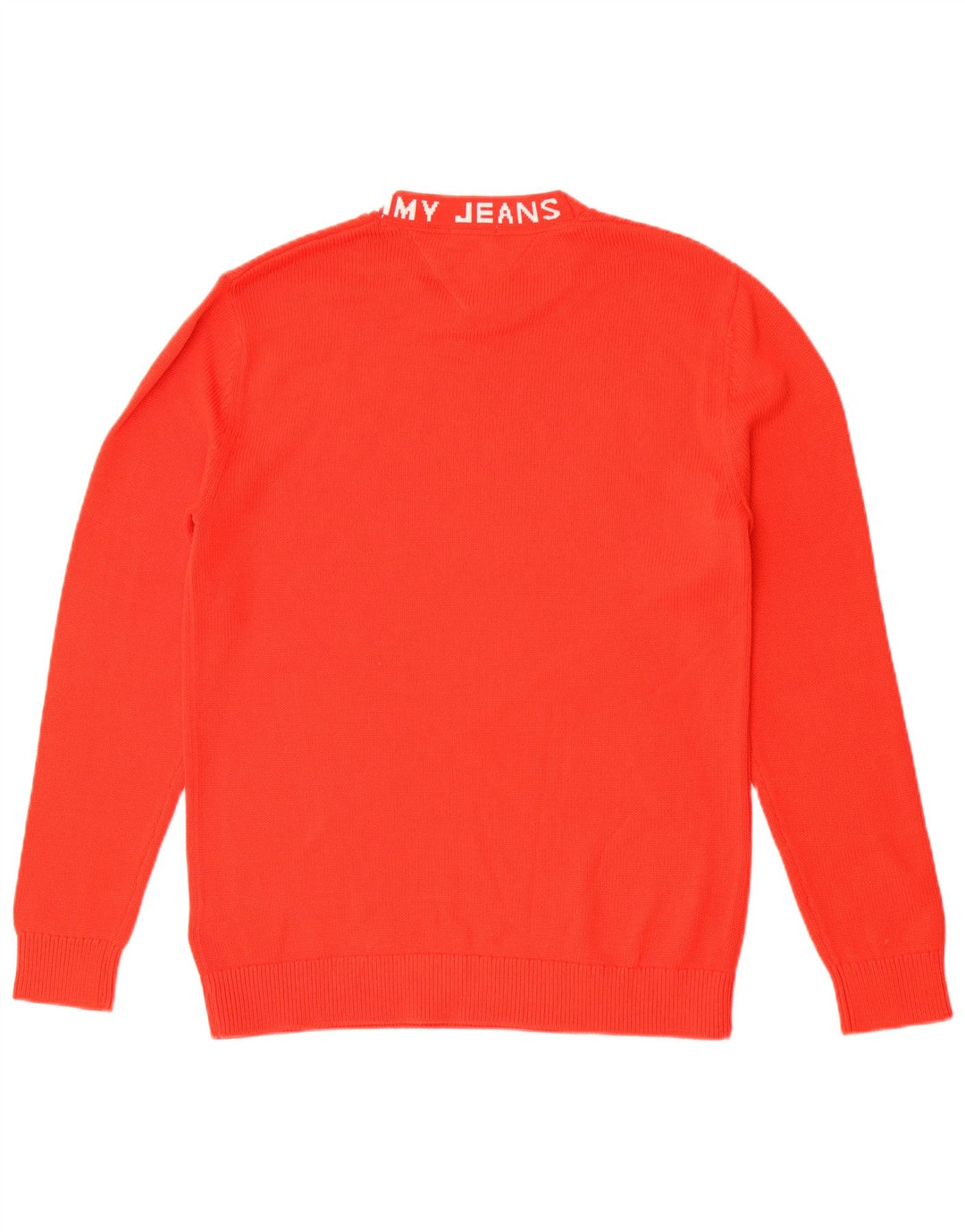 Tommy Hilfiger Mens Graphic Regular Fit Crew Neck Jumper Sweater Medium Red