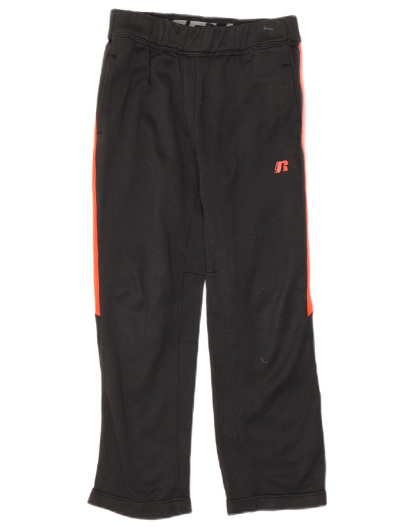 Russell Athletic Boys Dri-Power Tracksuit Trousers 6-7 Years Small Black