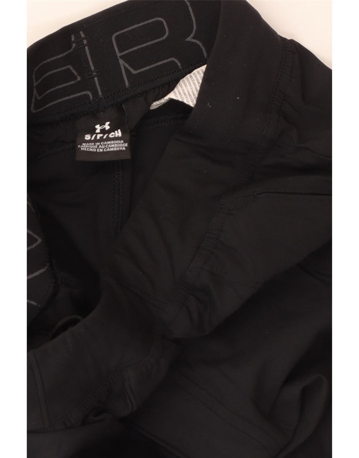 UNDER ARMOUR Womens Graphic Tracksuit Trousers Joggers Small  Black