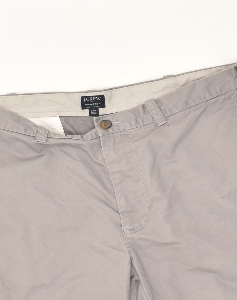 J. CREW Mens Rivington Chino Shorts W36 Large Grey Cotton | Vintage J. Crew | Thrift | Second-Hand J. Crew | Used Clothing | Messina Hembry 