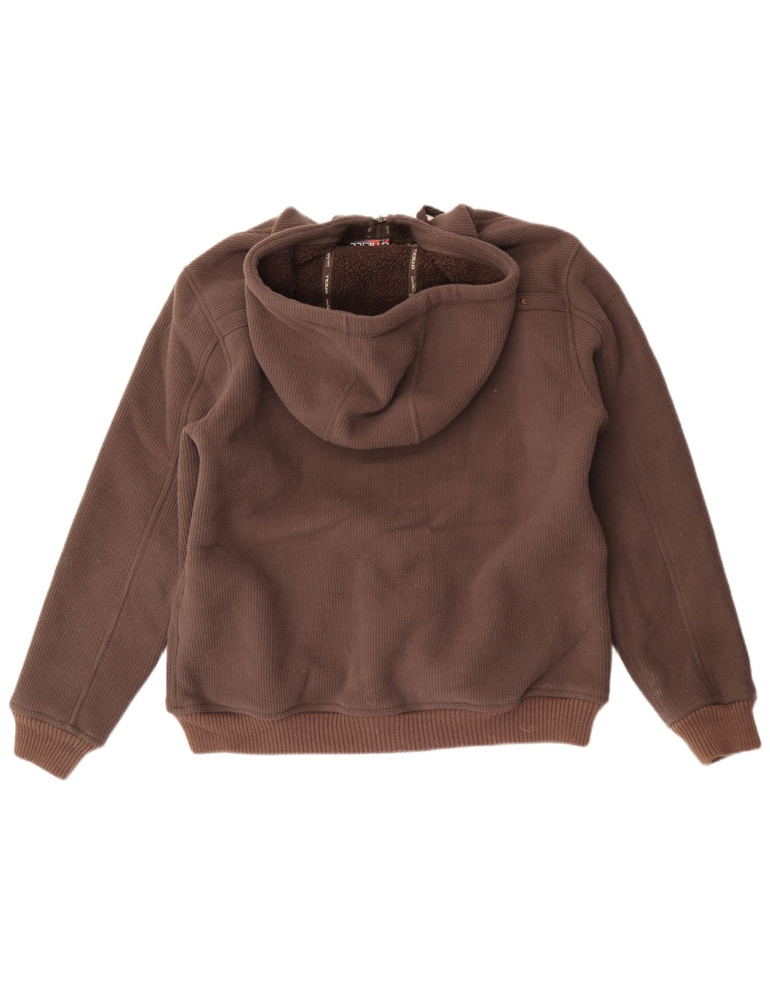 O'Neill Mens Graphic Hoodie Jumper Large Brown Polyester