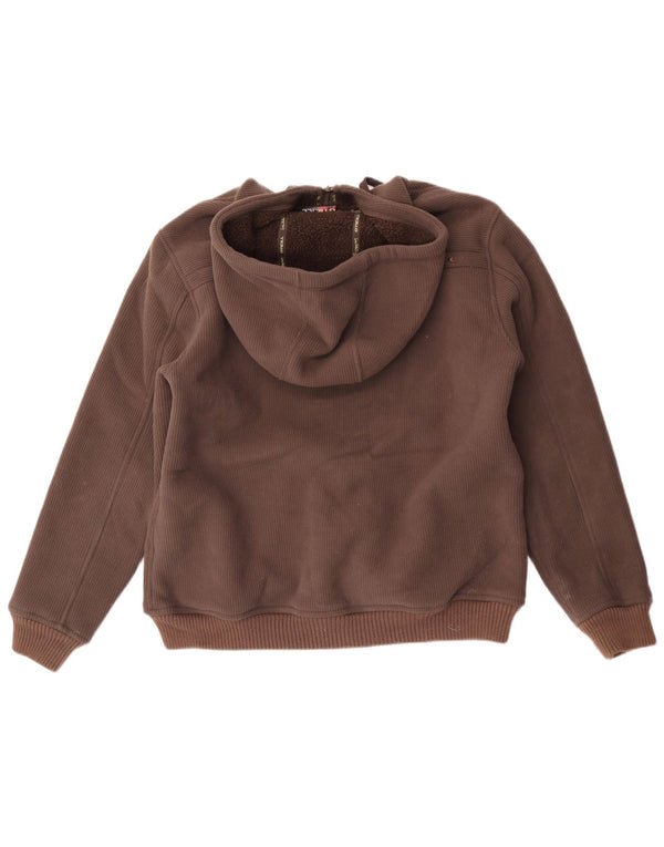 O'Neill Mens Graphic Hoodie Jumper Large Brown Polyester