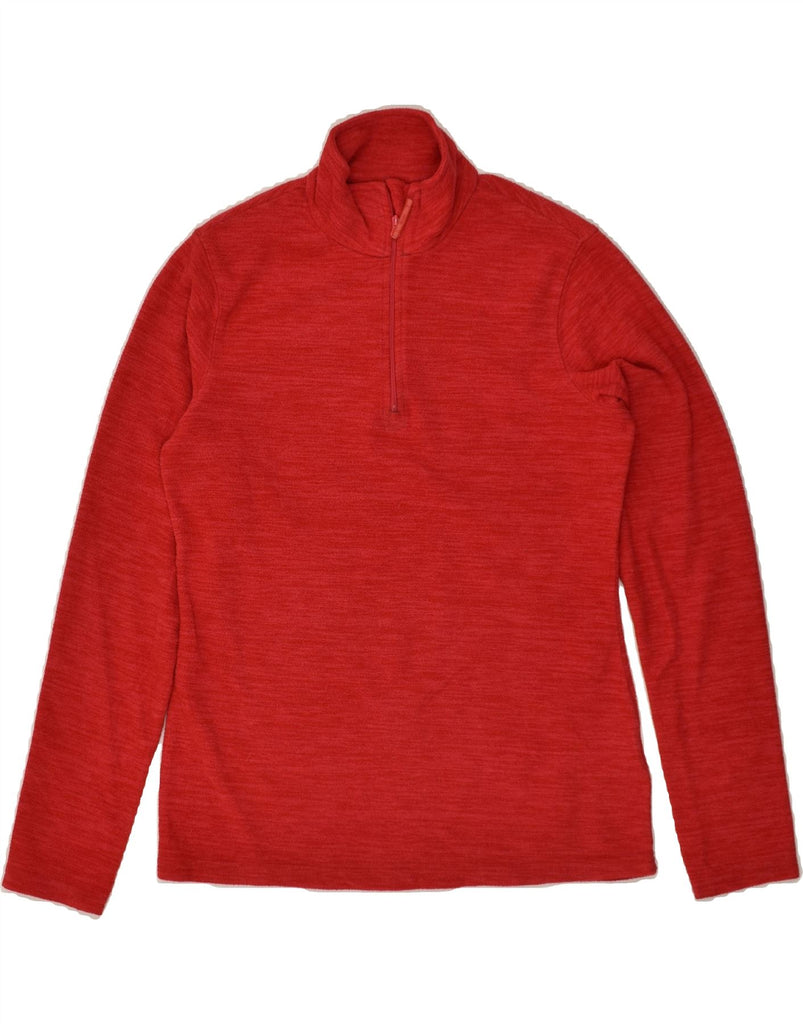 MOUNTAIN WAREHOUSE Womens Zip Neck Fleece Jumper UK 10 Small  Red | Vintage Mountain Warehouse | Thrift | Second-Hand Mountain Warehouse | Used Clothing | Messina Hembry 