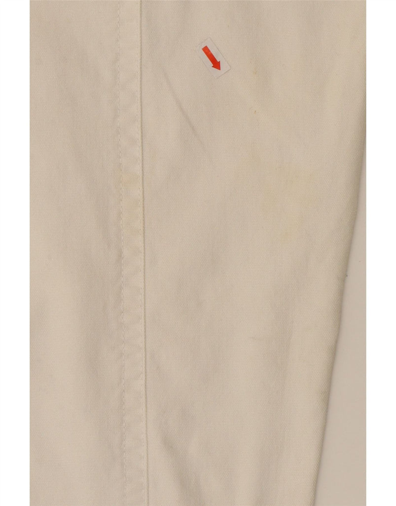 MICHAEL KORS Womens Straight Cropped Trousers US 8 Medium W32 L26 White Vintage Michael Kors and Second-Hand Michael Kors from Messina Hembry 