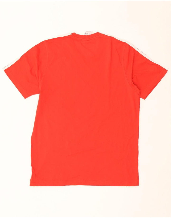 Adidas Mens T-Shirt Top UK 40/42 Medium Red