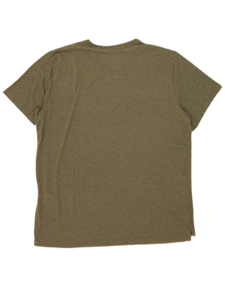 Nike Mens Dri Fit T-Shirt Top XL Green Polyester