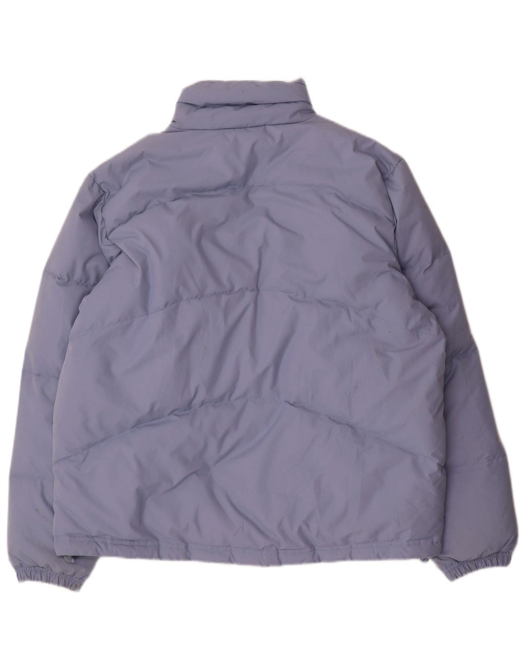 Adidas Womens Oversized Padded Jacket UK 14 Large Blue Polyester