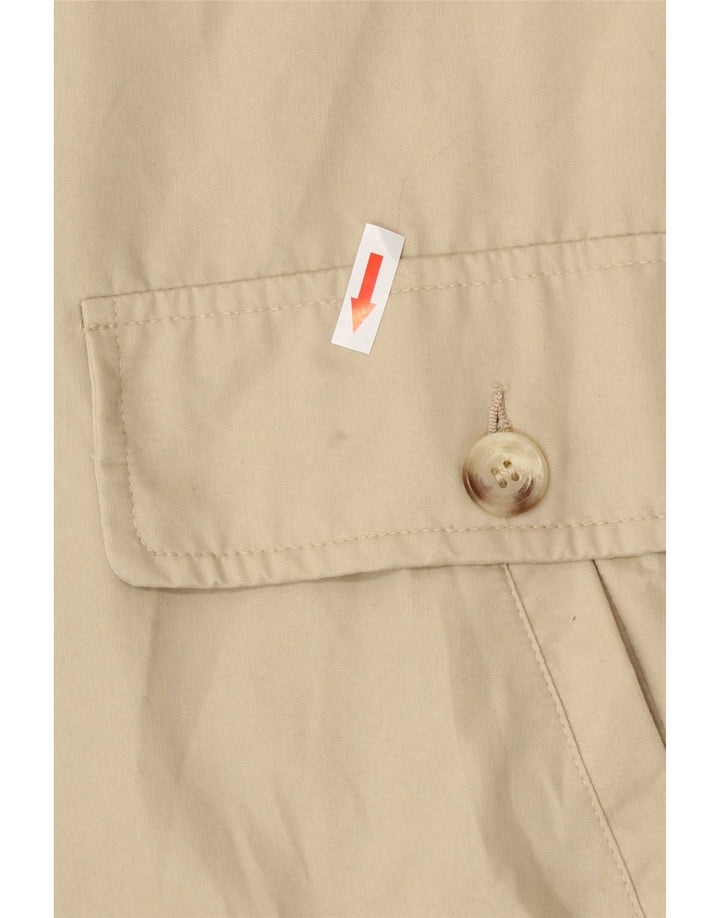 Papermoon Mens Bomber Jacket UK 38 Medium Beige