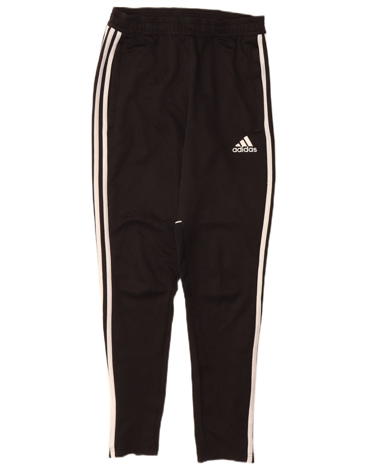 ADIDAS Womens Tracksuit Trousers UK 6 XS  Black Polyester