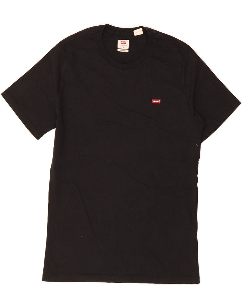 LEVI'S Mens Standard T-Shirt Top Small Black Cotton Vintage Levi's and Second-Hand Levi's from Messina Hembry 