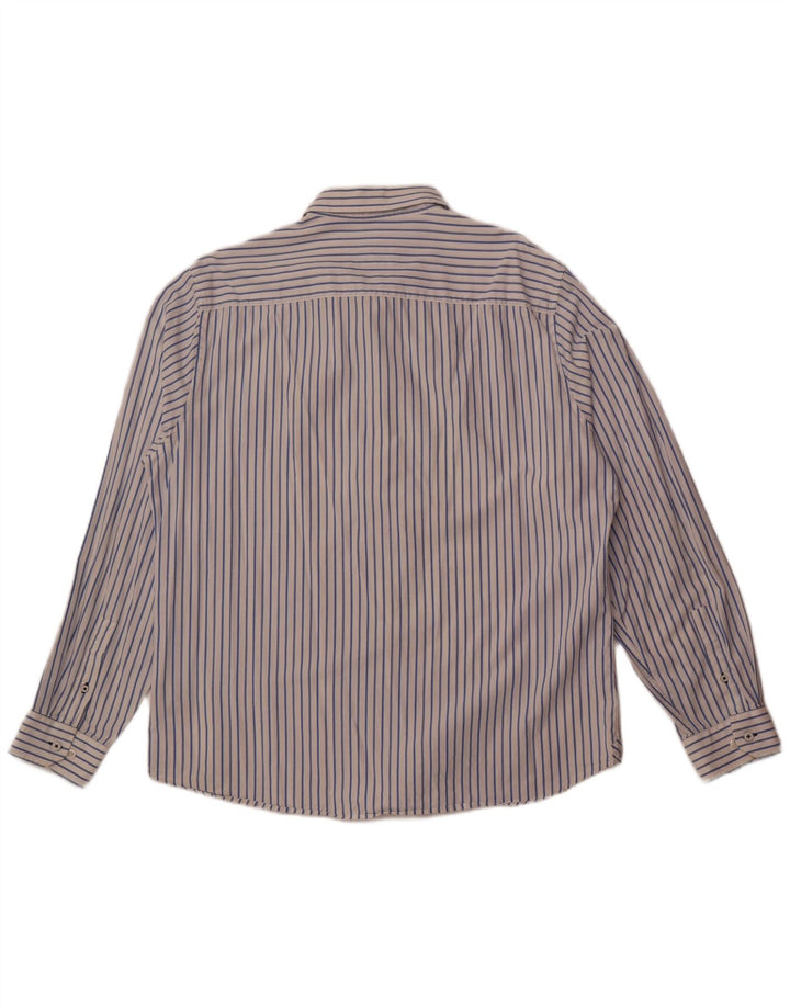 Crew Clothing Mens Slim Fit Shirt 2XL White Striped Cotton