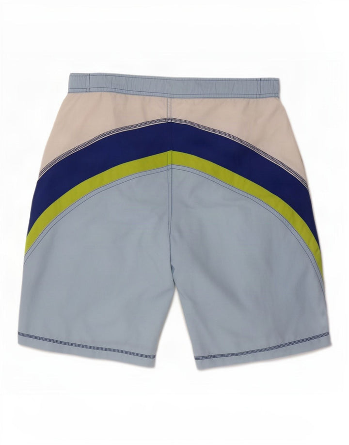 Champion Mens Swimming Shorts Small White Colourblock Polyamide