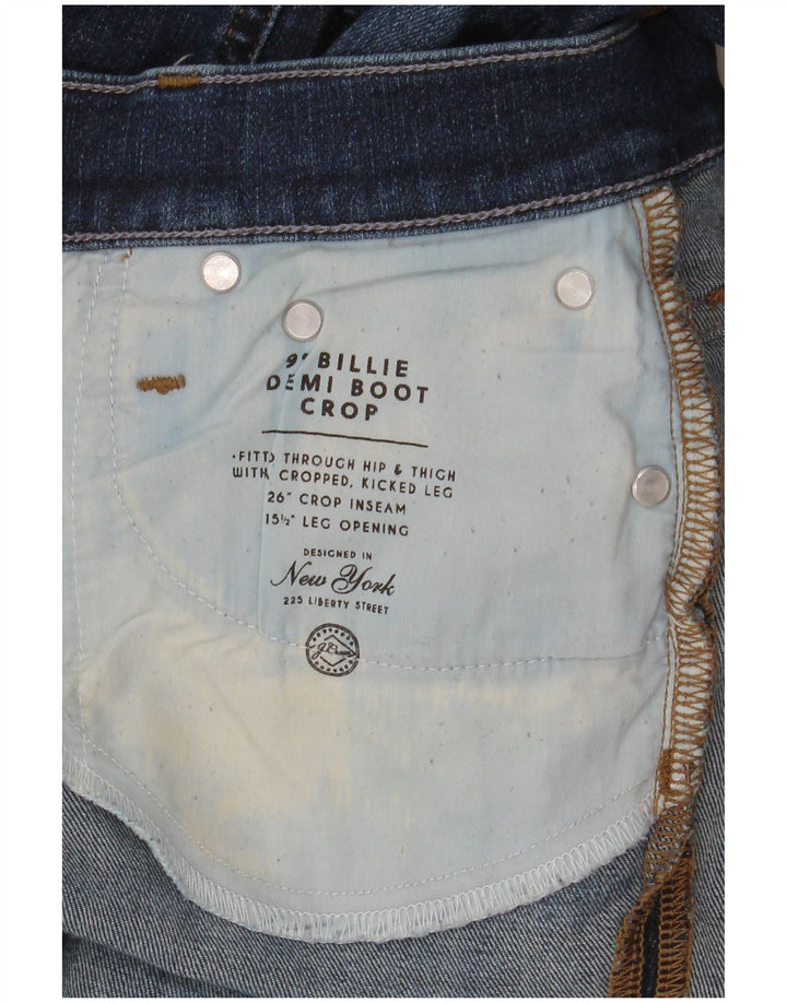 J. CREW Womens Billie Demi Crop Bootcut Jeans W26 L25 Blue