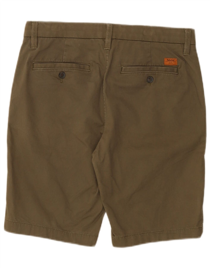 Timberland Mens Chino Shorts W30 Medium Khaki Cotton