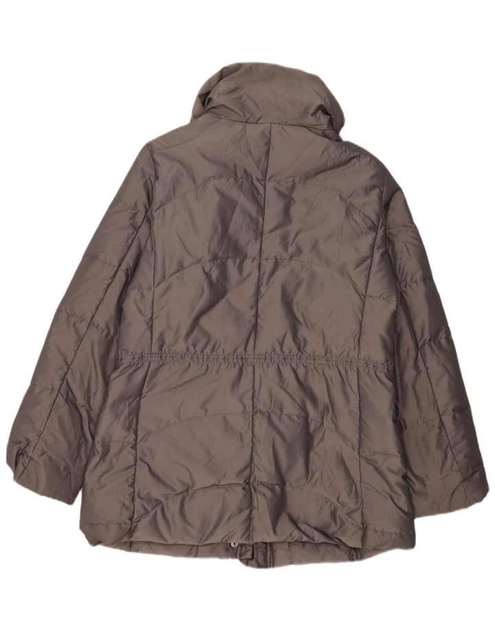 MAX & CO. Womens Padded Jacket UK 16 Large  Grey Polyamide