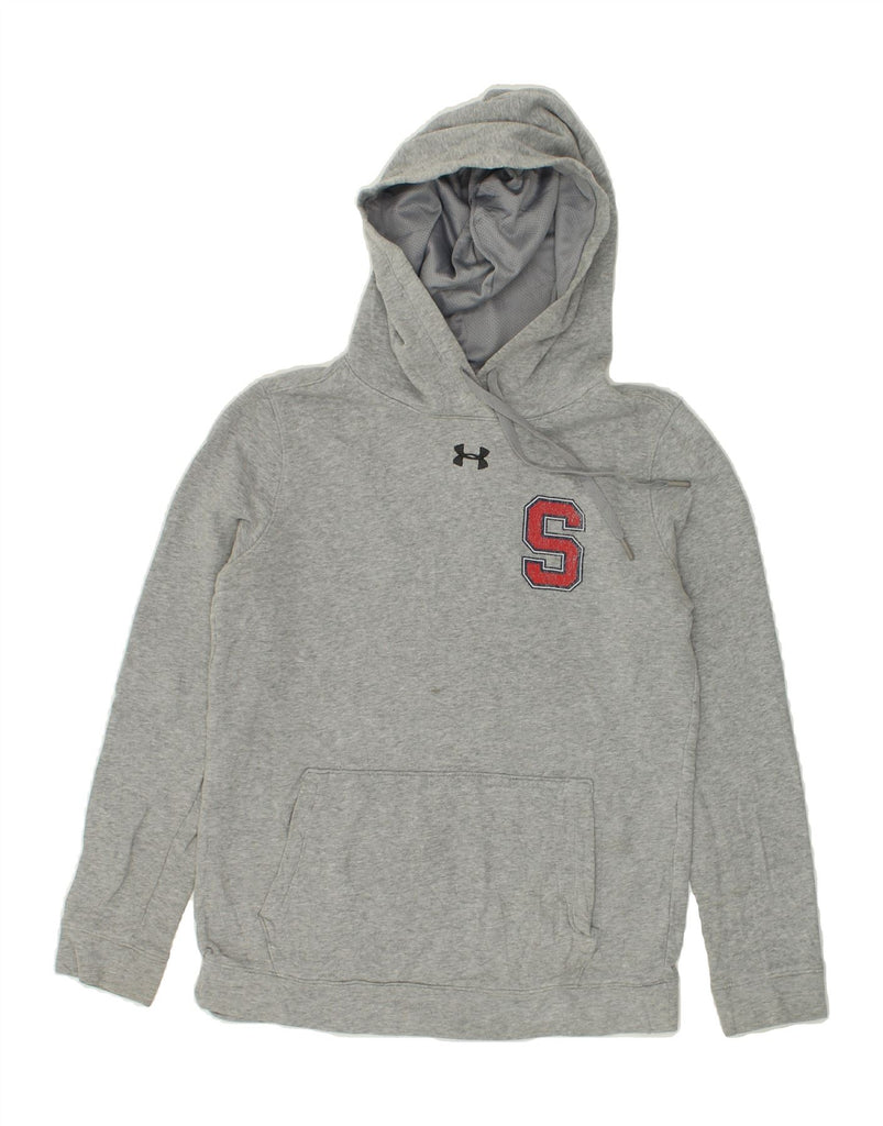 UNDER ARMOUR Mens Graphic Hoodie Jumper XS Grey | Vintage Under Armour | Thrift | Second-Hand Under Armour | Used Clothing | Messina Hembry 