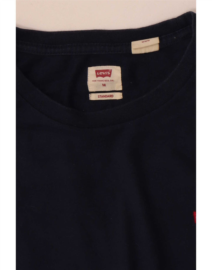 Levi's Mens Standard T-Shirt Top Medium Navy Blue