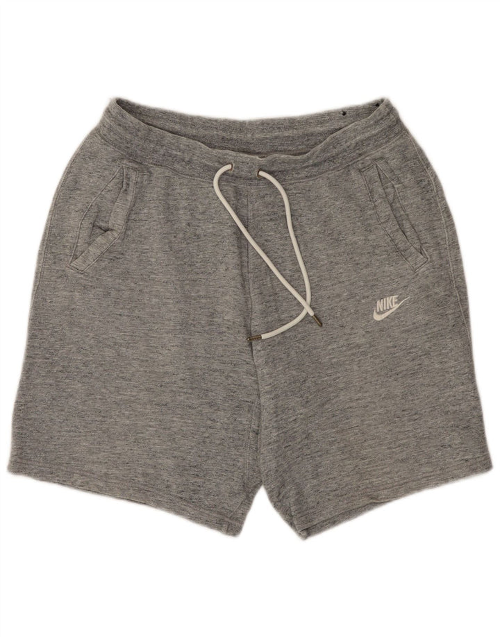 Nike Mens Sport Shorts Large Grey Flecked Cotton