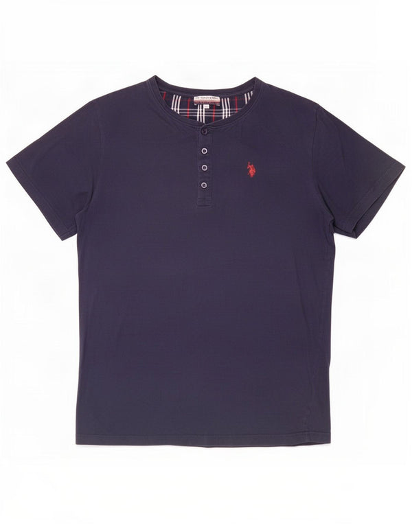 U.S. Polo Assn. Mens T-Shirt Top XL Navy Blue Cotton