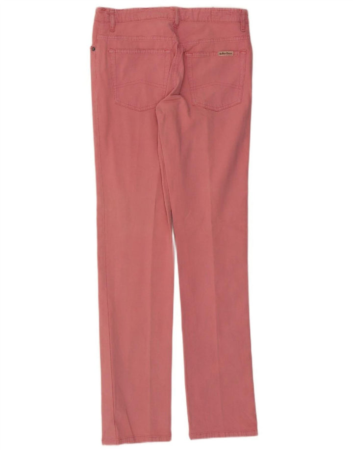 MARLBORO CLASSICS Womens Straight Jeans W31 L33 Pink Cotton