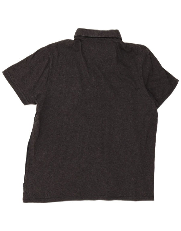 Ted Baker Mens Polo Shirt Size 4 Large Navy Blue Colourblock Cotton