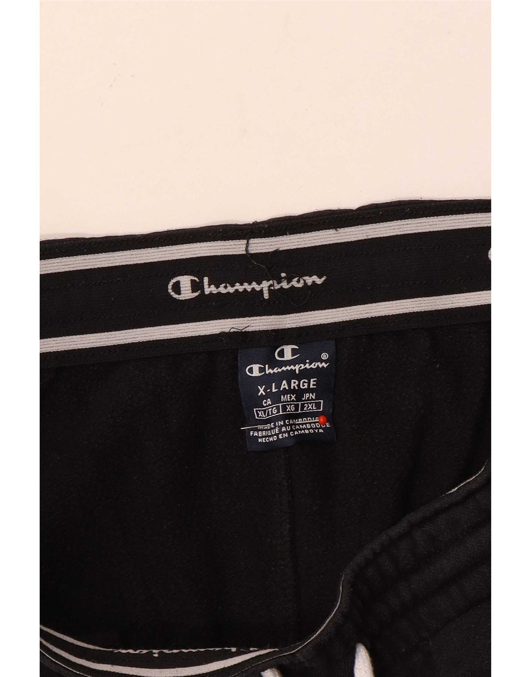 Champion Mens Tracksuit Trousers XL  Black