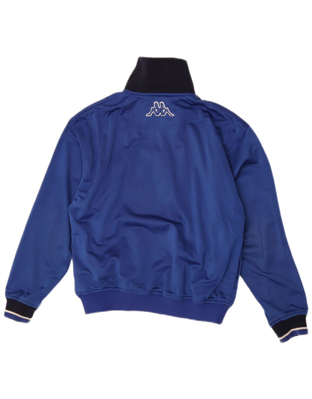 Kappa Boys Tracksuit Top Jacket 12-13 Years XL Blue Colourblock Polyester