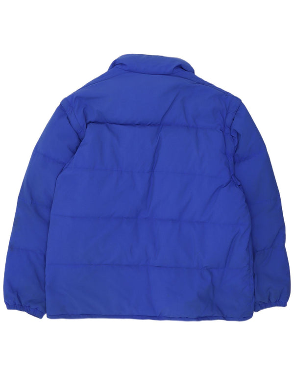 Belfe Mens Padded Jacket IT 50 Large Blue Polyester