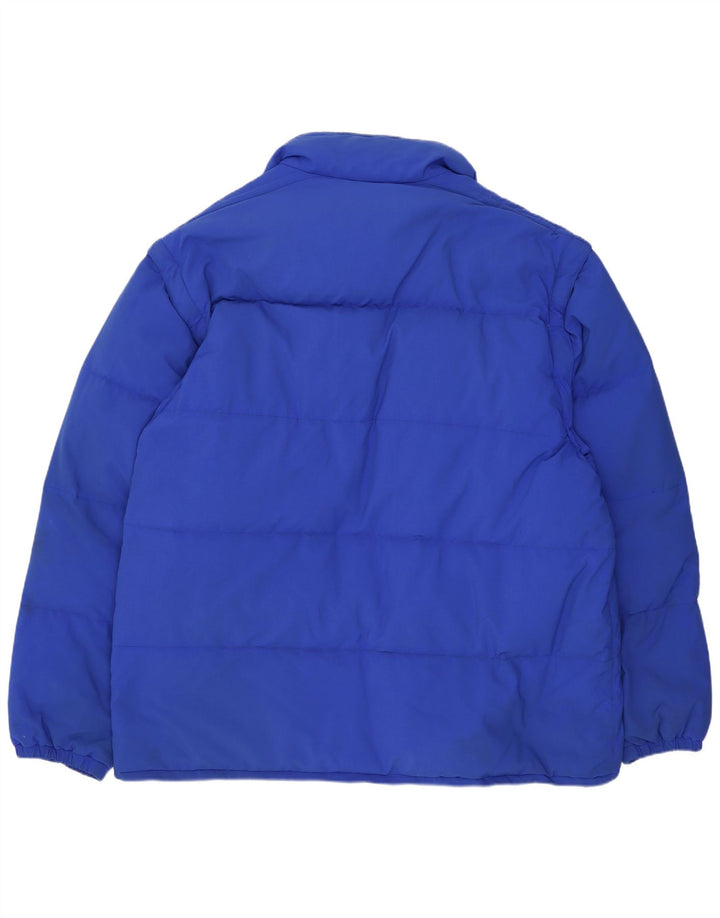 Belfe Mens Padded Jacket IT 50 Large Blue Polyester