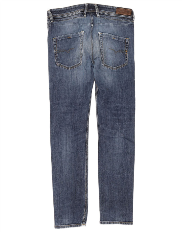 Diesel Mens Skinny Jeans W33 L33 Blue Cotton