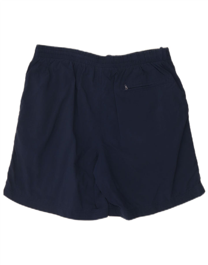 Reebok Mens Sport Shorts Large Navy Blue Nylon