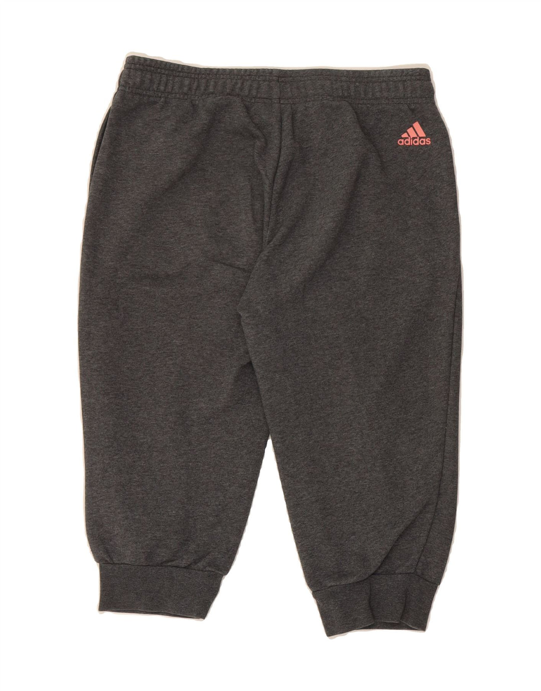 ADIDAS Womens Graphic Sport Shorts UK 14 Large  Grey Vintage Adidas and Second-Hand Adidas from Messina Hembry 