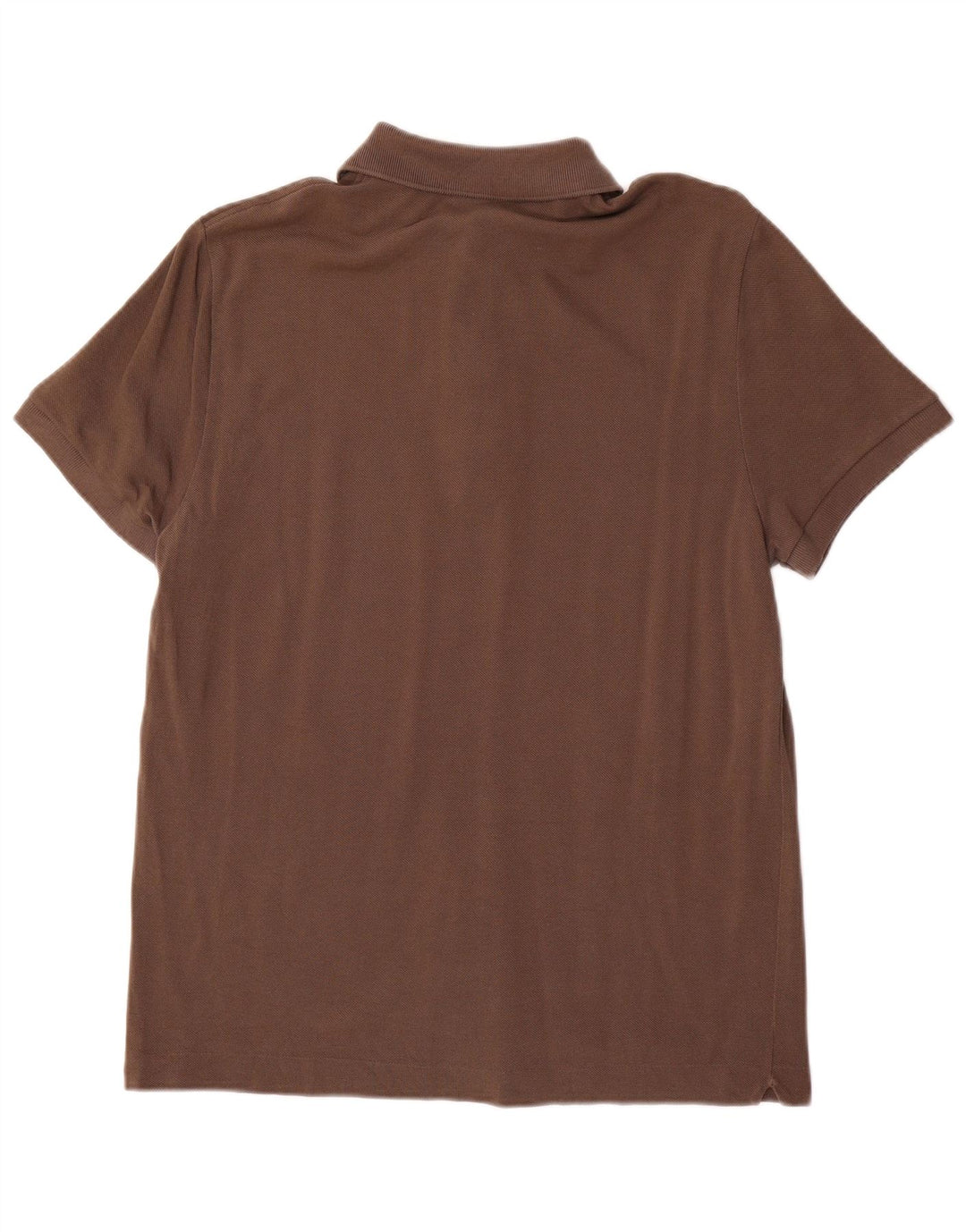 Lacoste Mens Slim Fit Polo Shirt Size 5 Large Brown Cotton