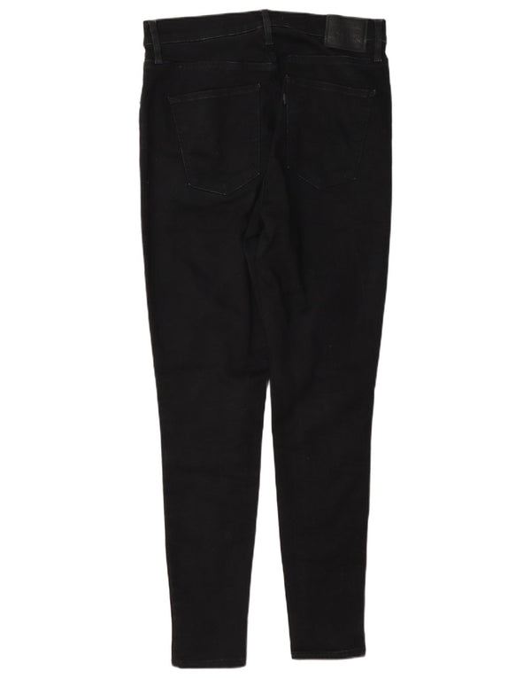 Levi's Womens Mile High Super Skinny Jeans W31 L30 Black Cotton
