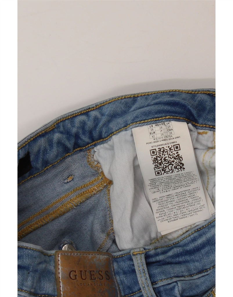 GUESS Womens Curve X Skinny Jeans W28 L32 Blue Cotton Vintage Guess and Second-Hand Guess from Messina Hembry 