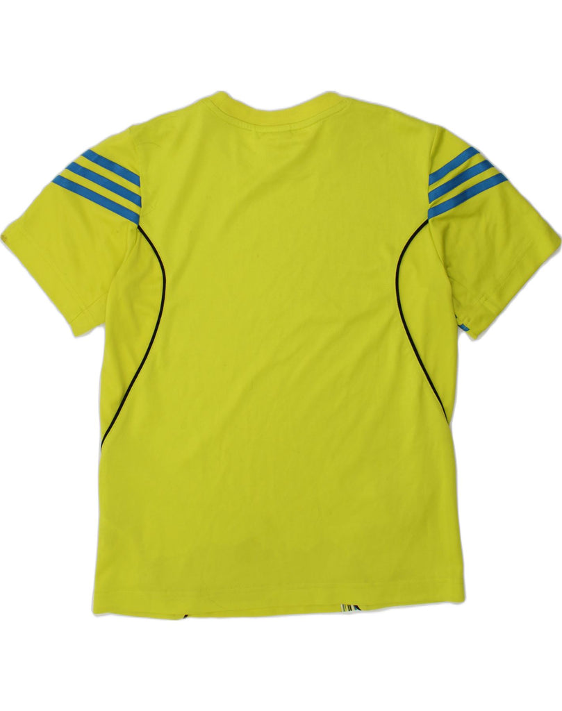 ADIDAS Boys Graphic T-Shirt Top 11-12 Years Green Polyester | Vintage Adidas | Thrift | Second-Hand Adidas | Used Clothing | Messina Hembry 