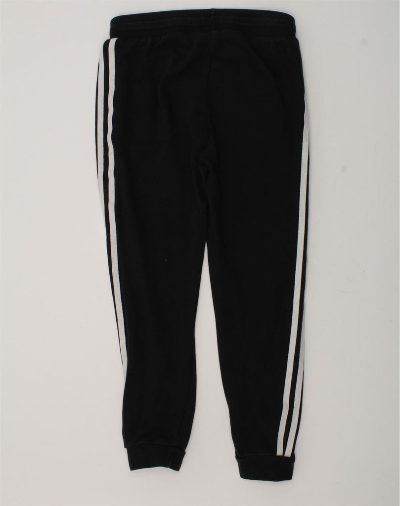 ADIDAS Boys Tracksuit Trousers Joggers 9-10 Years Black Cotton | Vintage Adidas | Thrift | Second-Hand Adidas | Used Clothing | Messina Hembry 