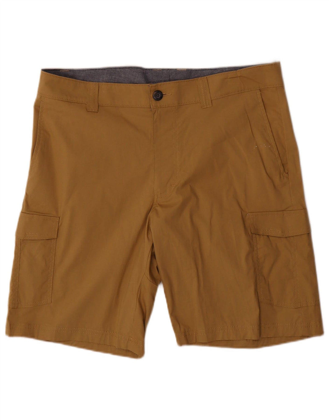 Columbia Mens Active Cargo Shorts W34 Large Brown Cotton