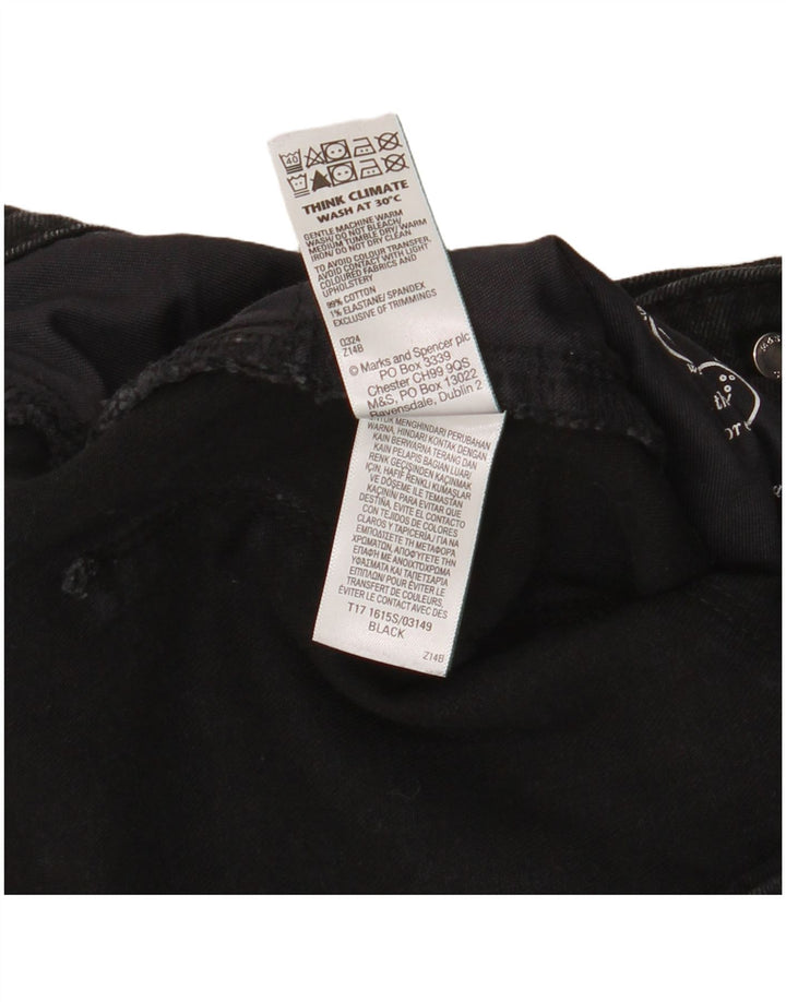 Marks & Spencer Mens Slim Jeans W34 L31 Black Cotton