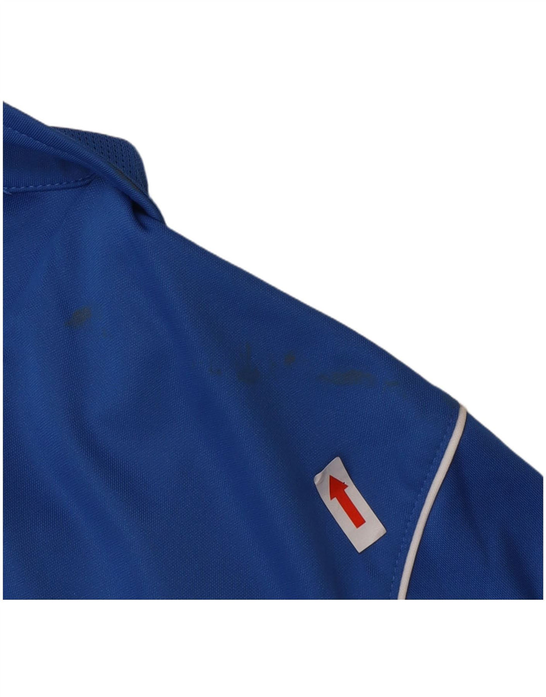 Nike Womens Graphic Tracksuit Top Jacket Medium Blue Polyester Sports
