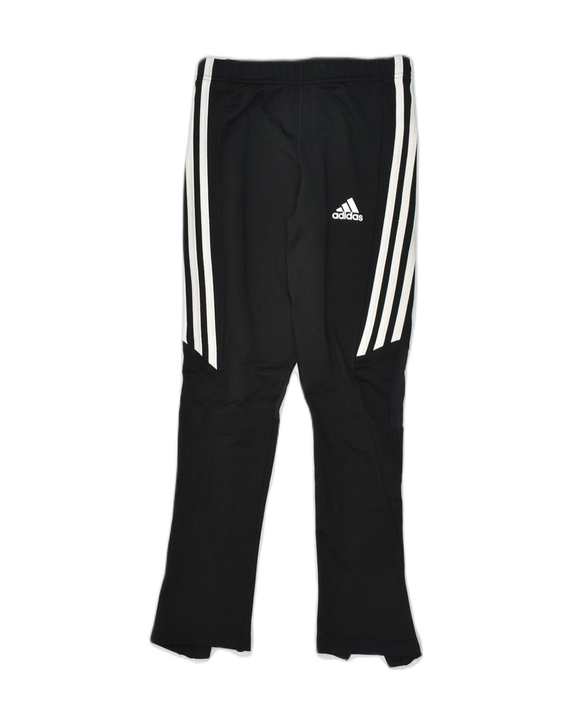 ADIDAS Boys Tracksuit Trousers 11-12 Years Black Polyester | Vintage Adidas | Thrift | Second-Hand Adidas | Used Clothing | Messina Hembry 